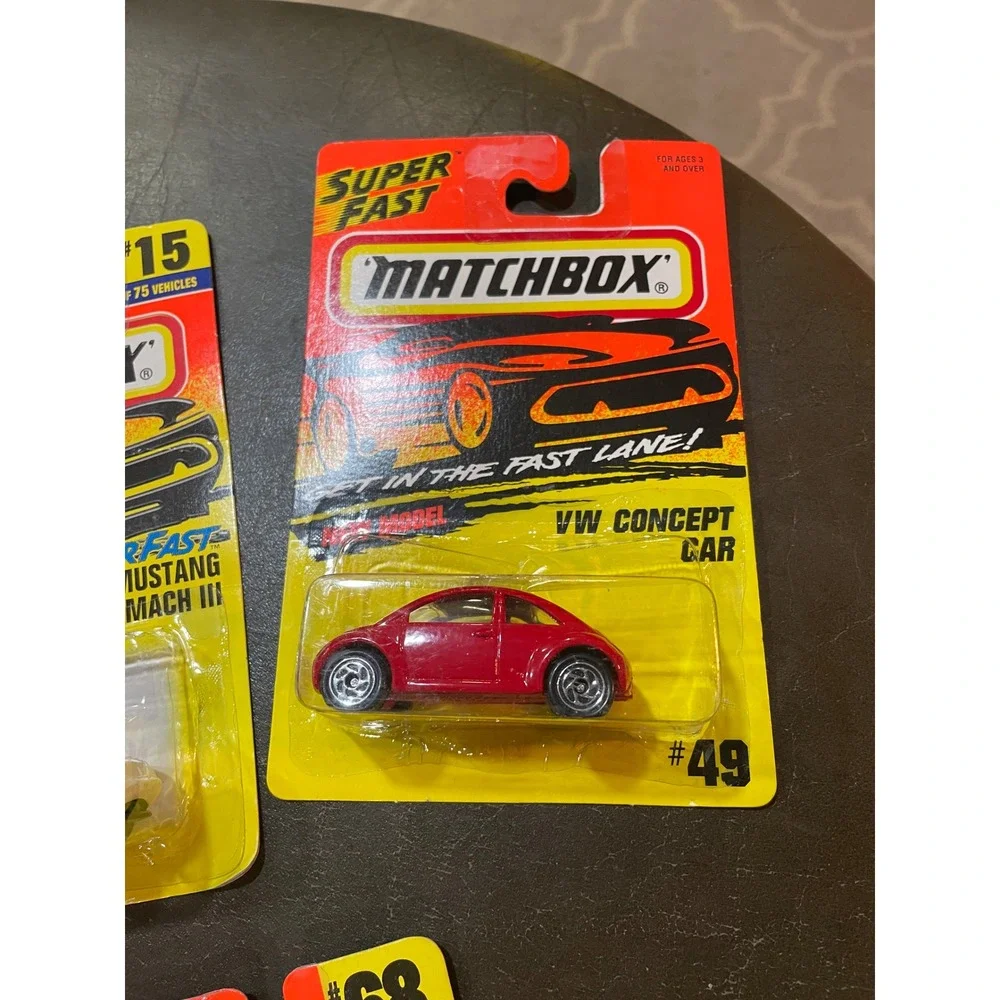 Vintage Matchbox Lot of 5 New 1997 75 Challenge Mustang VW Mission Chopper